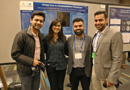 Postdoctoral residents posing for a photo