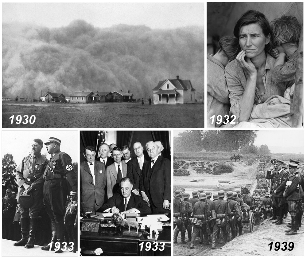 historical images from the 1930s